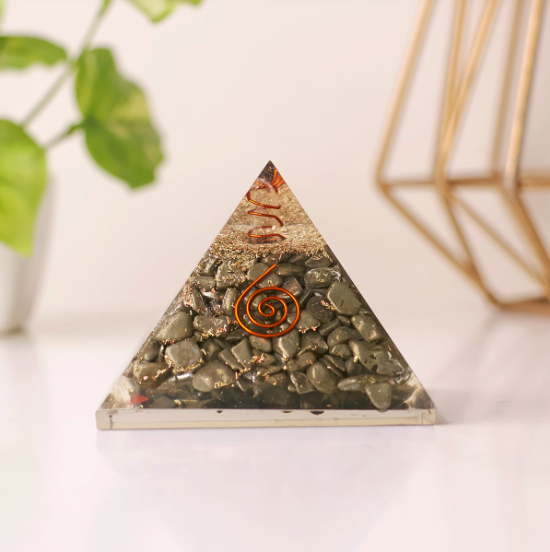 Pyrite Orgone Pyramid
