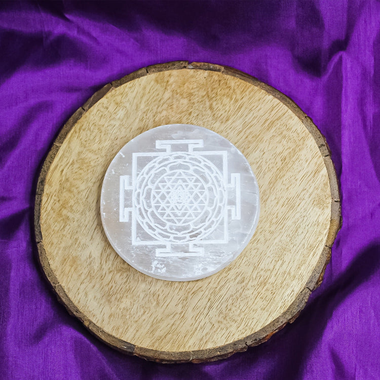 Selenite Charging Plates
