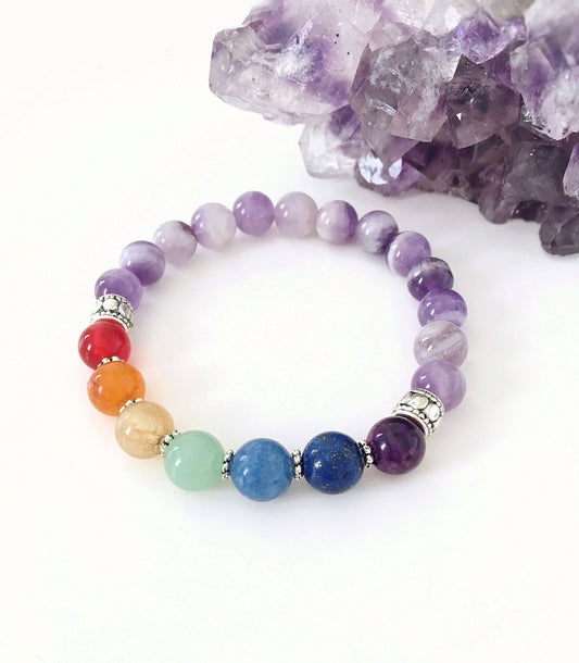 7 Chakra Bracelet (amethyst)
