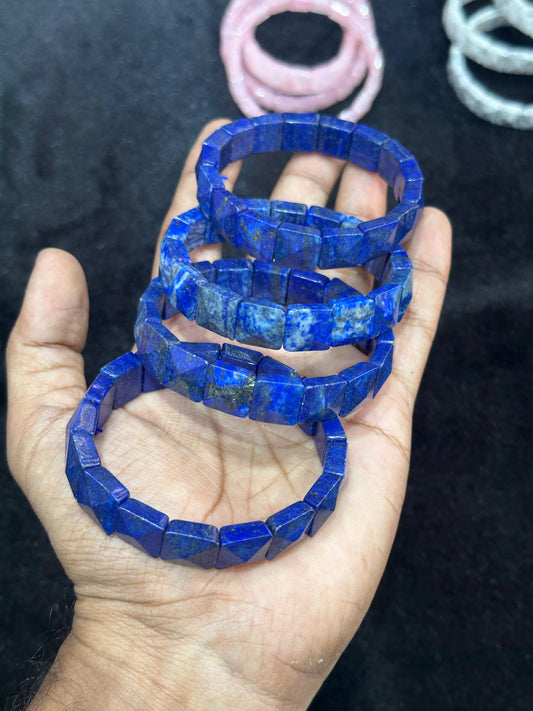 Lapis Lazuli Pyramid Bracelet