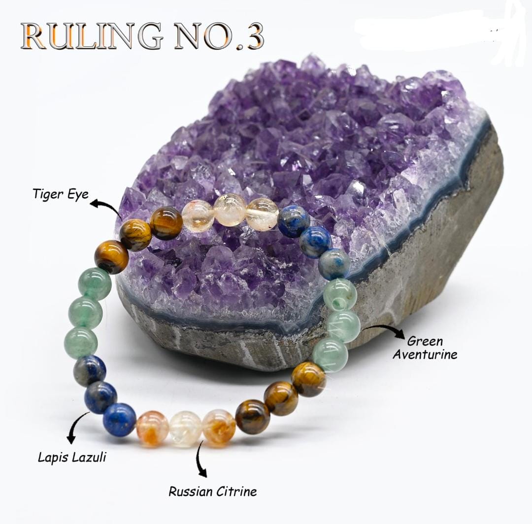 Numerology Bracelet for Ruling Number 3