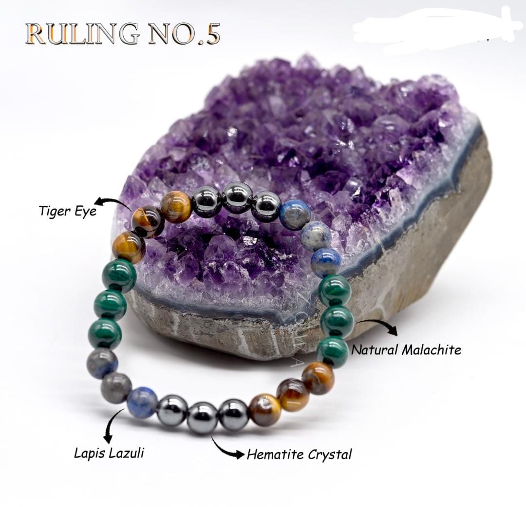 Numerology Bracelet for Ruling Number 5