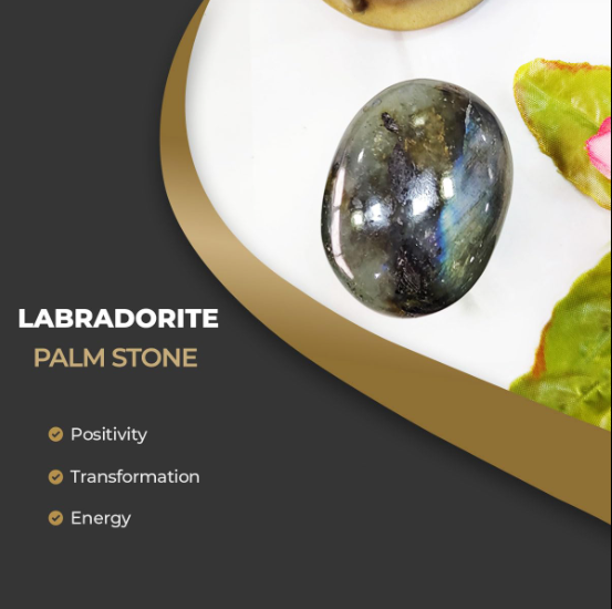 Labradorite Palm Stone