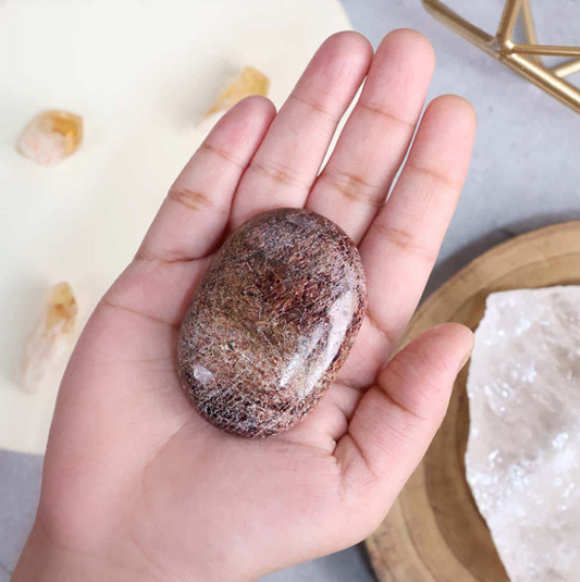 Garnet Palm Stone