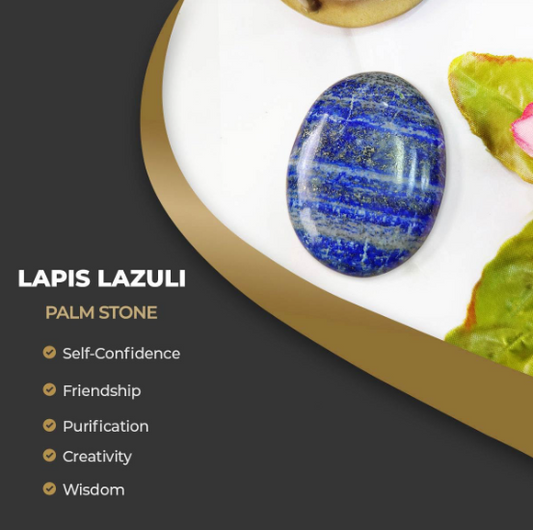Lapis Lazuli Palm Stone