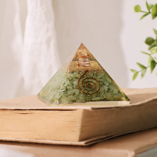 Green Aventurine Orgone Pyramid
