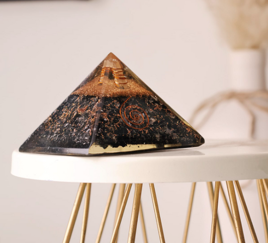 Black Tourmaline Orgone Pyramid