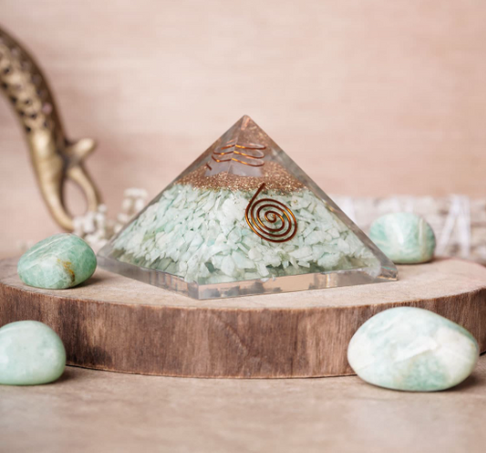 Amazonite Orgone Pyramid