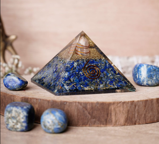 Lapis Lazuli Orgone Pyramid