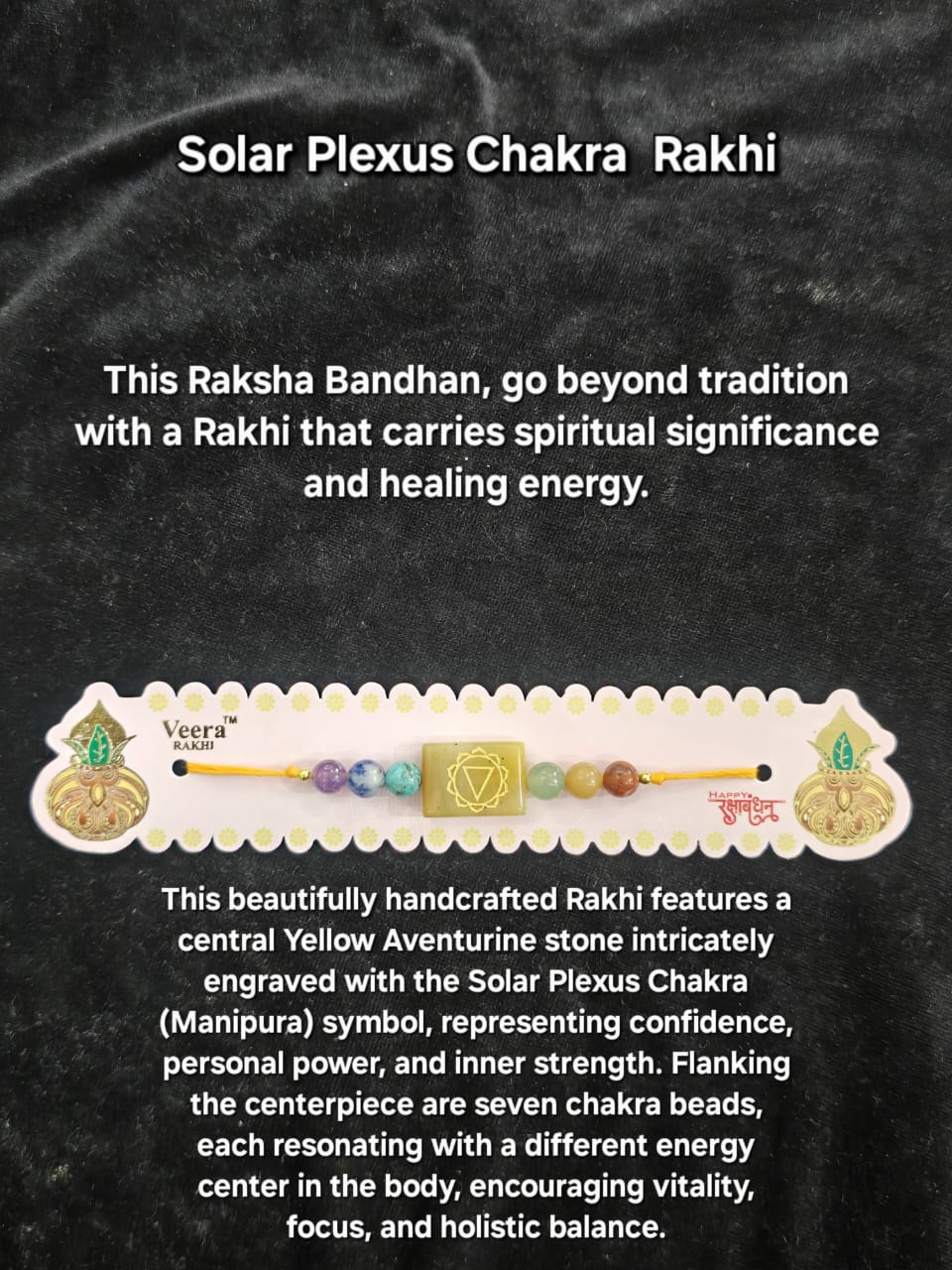Solar Plexus Chakra Rakhi