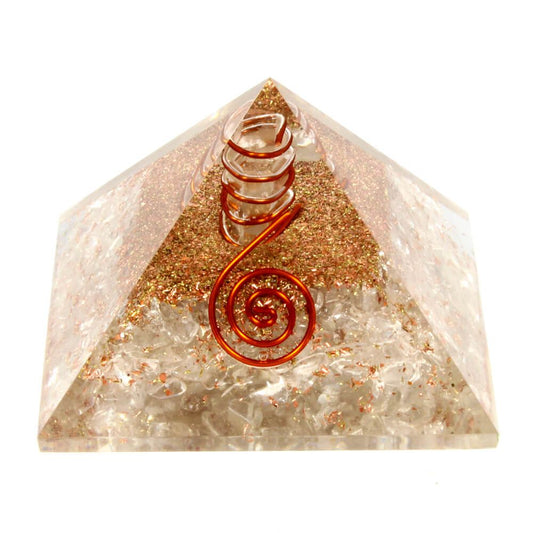 Clear Quartz Orgone Pyramid